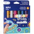 Apli Color Sticks suché metalické temperové farby 6 x 6 g, sada