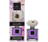 Lady Venezia Dream Lavender - Levanduľový aróma difuzér s kvetom na postupné uvoľňovanie vône 100 ml