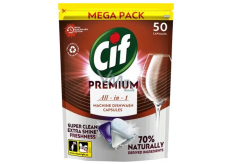 Cif Premium Clean All in 1 Tablety do umývačky riadu 50 ks