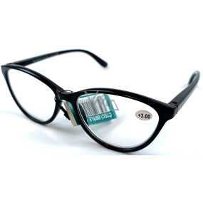 Berkeley dioptrické okuliare na čítanie +3,0 plastové čierne 1 kus MC2211