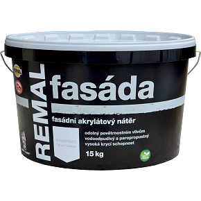 REMAL Fasáda akrylátová fasádna farba biela 15 kg REMAL Fasáda akrylátová fasádna farba biela 15 kg