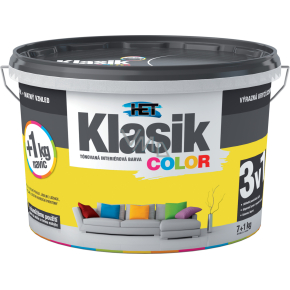 Het Klasik Color maliarska farba, 0618 sýta žltá, 7+1 kg