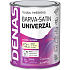 DENAS UNIVERZÁL-SATIN vrchní barva na dřevo, kov a beton, bílá báze C, 4 kg