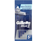 Gillette Blue II holiace strojčeky 2 čepele pre mužov 5 kusov