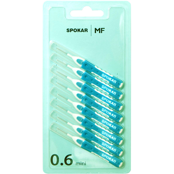 Spokar Flexi Mini veľkosť 0,6 medzizubné kefky 8 kusov