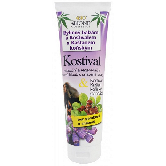 Bione Cosmetics Kostihoj & Gaštan konský bylinný balzam 300 ml