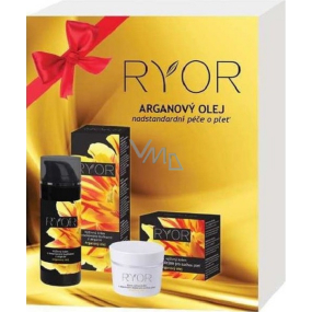 Ryor Arganový olej III extra výživný krém pre suchú pleť 50 ml + výživný krém s kmeňovými bunkami z argánie 50 ml, kozmetická sada