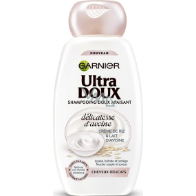 Garnier Ultra Doux Délicatesse jemný, upokojujúci šampón pre jemné vlasy 250 ml