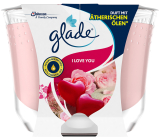 Glade by Brise I Love You vonná veľká sviečka v skle, doba horenia až 52 hodín 224 g