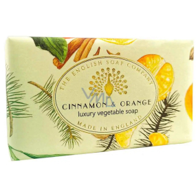 Anglické mydlo Cinnamon & Orange prírodné parfumované mydlo s bambuckým maslom 190 g
