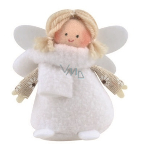 Anjel biele šaty na postavenie 9 cm