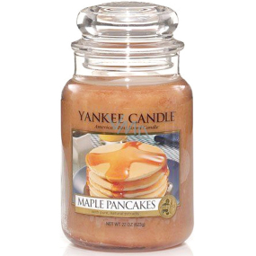 Yankee Candle Maple Pancakes - Palacinky s javorovým sirupom limitovaná edícia vonná sviečka Classic veľká sklo 623 g