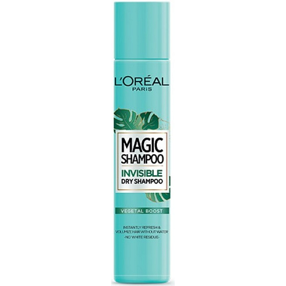 Loreal Paris Magic Vegetal Boost suchý šampón pre objem vlasov, ktorý nezanecháva biele stopy 200 ml