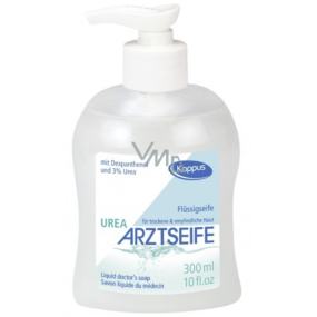 Kappus Urea lekárske tekuté mydlo bez parfumácie a farbív pre alergickú pokožku 300 ml