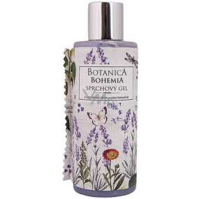 Bohemia Gifts Botanica Levanduľa s olivovým olejom, extraktom z bylín a jogurtovou aktívnou zložkou sprchový gél 200 ml