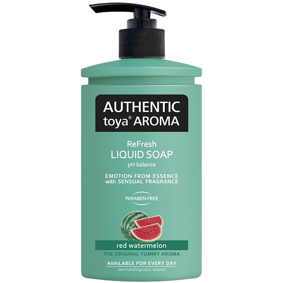 Authentic Toya Aroma Red Watermelon tekuté mydlo dávkovač 400 ml