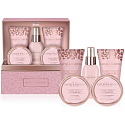 Baylis & Harding Jojoba, Vanilka a Mandľový olej telový sprej 100 ml + telové maslo 100 ml + soľ do kúpeľa 100 g + sprchový krém 50 ml + umývací gél 50 ml + šperkovnice, kozmetická sada