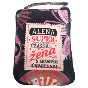 Albi Skladacia taška na zips do kabelky s menom Alena 42 x 41 x 11 cm