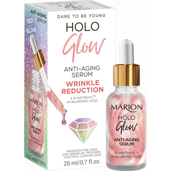 Marion Holo Glow Anti-Aging Serum pleťové sérum pre redukciu vrások 20 ml