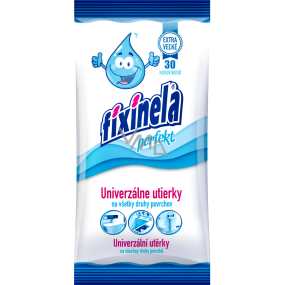 Fixinela Perfekt univerzálne vlhčené utierky na všetky druhy povrchov 30 kusov