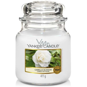 Yankee Candle Camellia Blossom - Kamélie vonná sviečka Classic strednej sklo 411 g