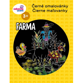 Ditipo Čierna omaľovánka Farma 32 strán A4 210 x 285 mm vek 3+