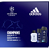 Adidas UEFA Champions League Edition VIII toaletná voda 100 ml + dezodorant v spreji 150 ml + sprchový gél 250 ml, darčeková sada pre mužov