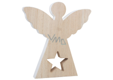 Anjel s hviezdou drevený 20 cm 1 kus