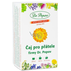 Dr. Popov Čaj pre priateľov bylinný čaj 20 vrecúšok 20 x 1,5 g