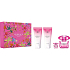 Versace Bright Crystal Absolu parfumovaná voda 90 ml + telové mlieko 100 ml + sprchový gél 100 ml + parfumovaná voda 5 ml, darčeková sada pre ženy