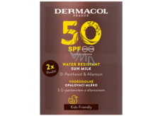 Dermacol Sun SPF50 vodoodolné mlieko na opaľovanie 2 x 15 ml