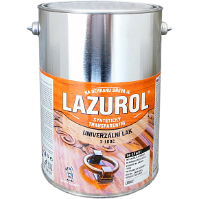 Lazurol S1002 lesk, lak na kov a drevo, bezfarebný, 4 l