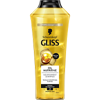 Gliss Oil Nutritive vyživujúci šampón pre rozštiepené vlasy, 400 ml