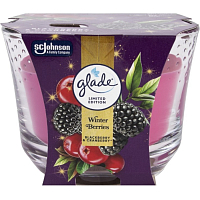 Glade Winter Berries vonná sviečka v skle 204 g