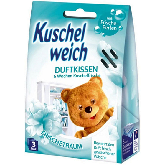 Kuschelweich voňavé sáčky do skrine Svieži sen 3 ks
