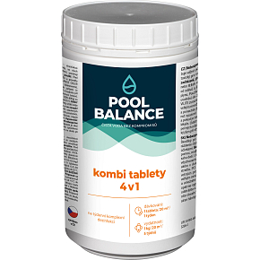 POOL Bazénová chémia Kombi tablety 4v1 1 kg POOL Bazénová chémia Kombi tablety 4v1 1 kg