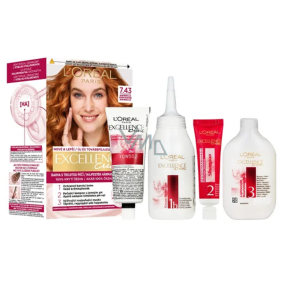 Loreal Paris Excellence Creme farba na vlasy 7.43 Blond medená zlatá