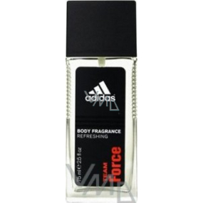 Adidas Team Force parfumovaný deodorant sklo pre mužov 75 ml