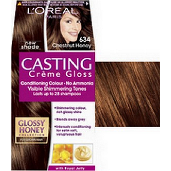 Loreal Paris Casting Creme Gloss farba na vlasy 634 medový gaštan