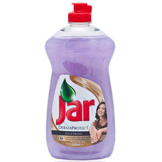 Jar DermaProtect Silk & Orchid Prostriedok na ručné umývanie riadu 500 ml