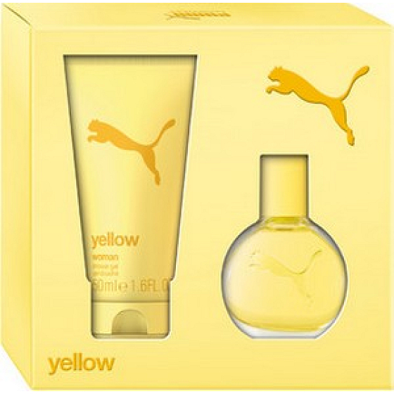 Puma Yellow Woman toaletná voda 20 ml + sprchový gél 50 ml, darčeková sada