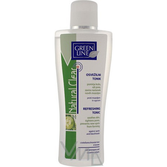 Green Line Total Clear osviežujúce tonikum proti akné 200 ml