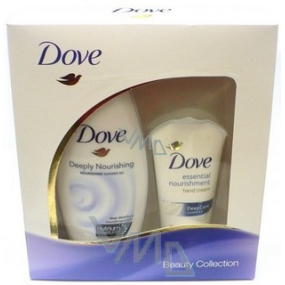 Dove Original sprchový gél 250 ml + hydratačný krém na ruky 75 ml, kozmetická sada