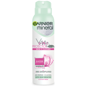 Garnier Mineral Protection Cotton Fresh 48h antiperspirant deodorant v spreji pre ženy 150 ml