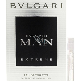 Bvlgari Bvlgari Man Extreme toaletná voda 1,5 ml s rozprašovačom, vialka