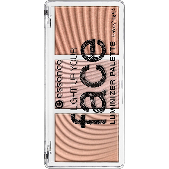 Essence Light Up Your Face rozjasňujúci paletka 10 Ready, Set, Glow! 14 g
