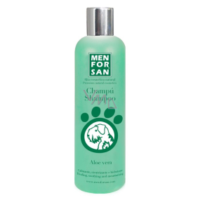 MenForSan Aloe Vera prírodné upokojujúci, hojivý šampón pre psy 300 ml