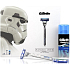 Gillette Mach3 Turbo holiaci strojček + náhradné hlavice 2 kusy + Extra comfort gél na holenie 75 ml, kozmetická sada, pre mužov
