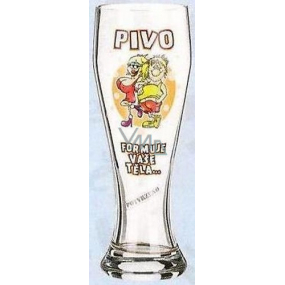 Nekupto Darčeky s humorom Pivné poháre humorné Pivo formuje vaše telá 0,6 l