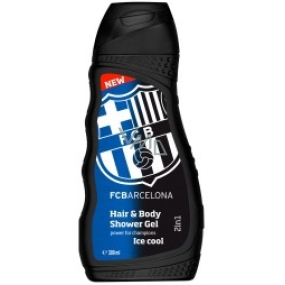 FC Barcelona Ice Kick sprchový gél a šampón pre mužov 300 ml